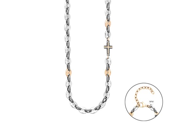 Collier 4US: Cesare Paciotti Homme in Acier 4UCL8466 - 4UCL8466
